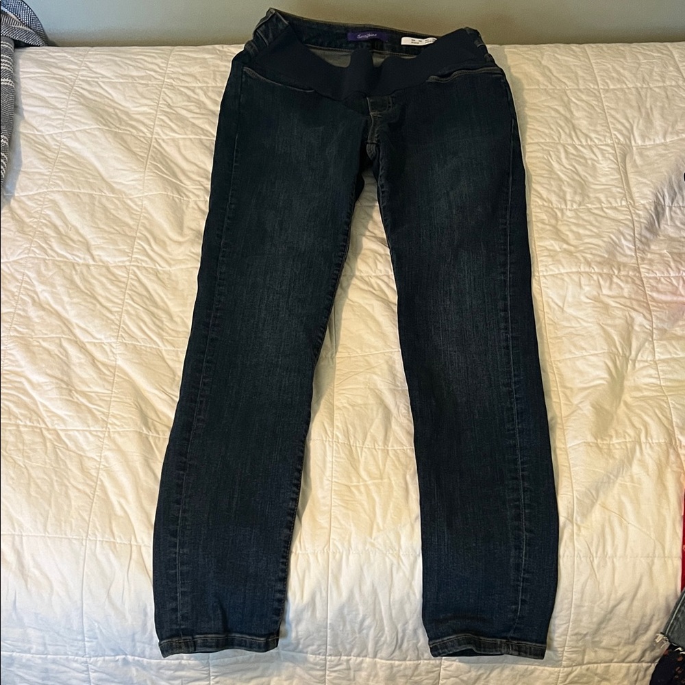 Seraphine Women's Dark Blue Pregnancy Jeans